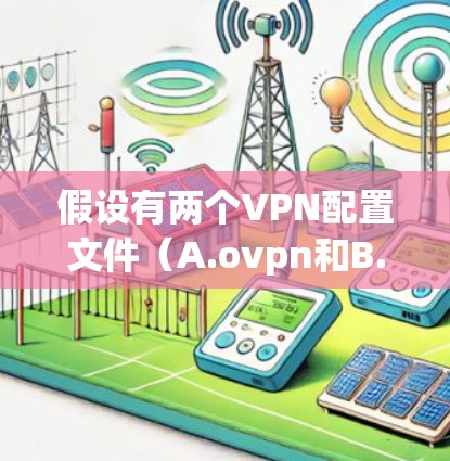假设有两个VPN配置文件（A.ovpn和B.ovpn）